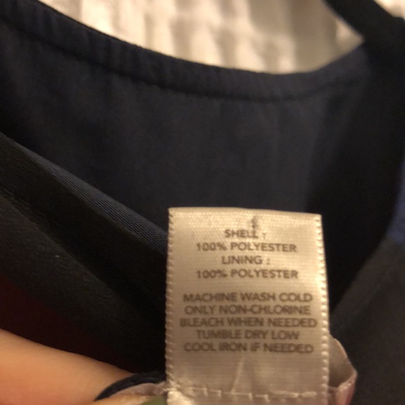 3 for $10 🌺 LOFT Striped Cinched Elastic Waist Cap Sleeve Petite Dress - XXSP - Picture 9 of 9